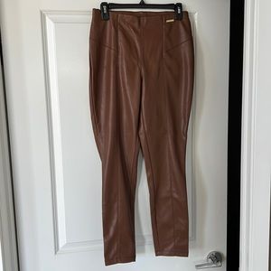 Leather Brown pants Marc New York